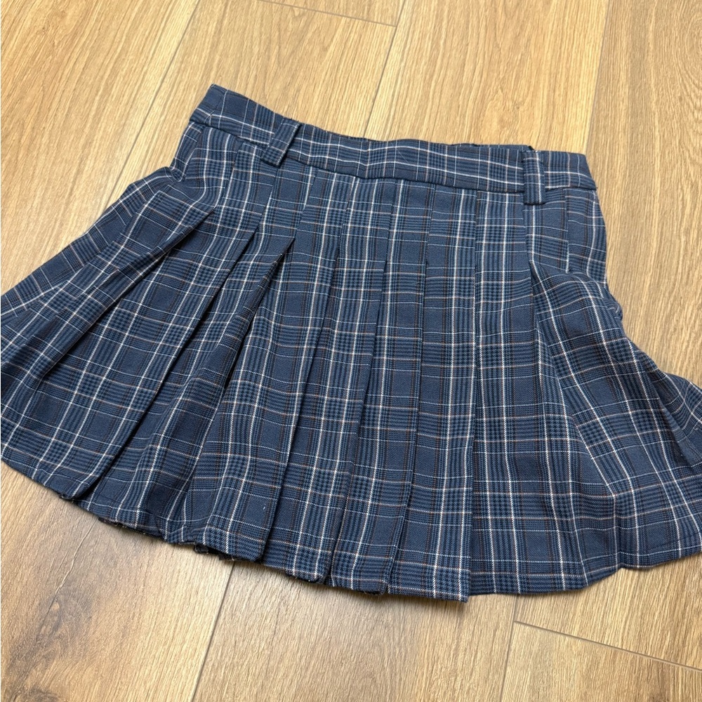 Plaid Blue Women's Skirt